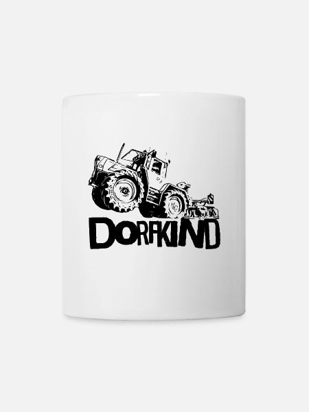 Le tracteur MB trac Dorfkind prend son envol - Mug blanc - blanc
