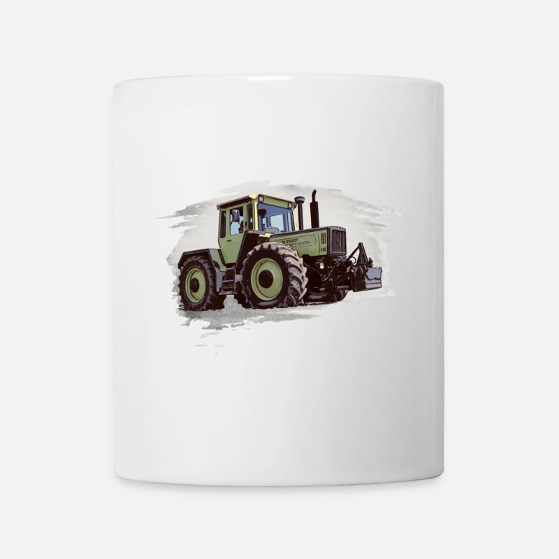 MB-trac 1300 avec poids - Mug blanc - blanc