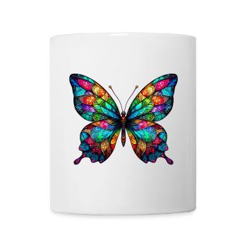 Schmetterling - Tasse - Weiß - Vorne