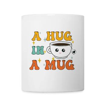 Umarmung in einer Tasse Teeliebhaber - Tasse - Weiß - Vorne