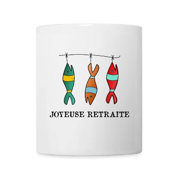 RUHESTAND. RUHESTAND. PENSIONIERT. GLÜCKLICHER RUHESTAND - Tasse - Weiß - Vorne