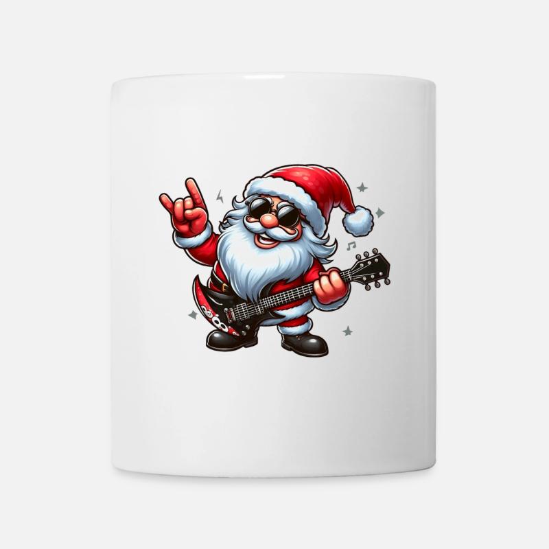Santa Rock 2 - Tasse - Weiß