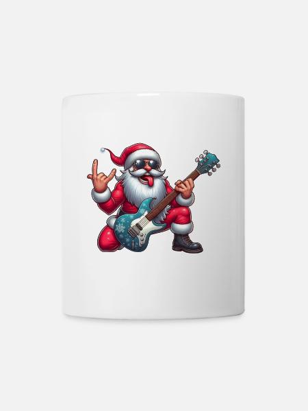 Santa Rock 3 - Tasse - Weiß