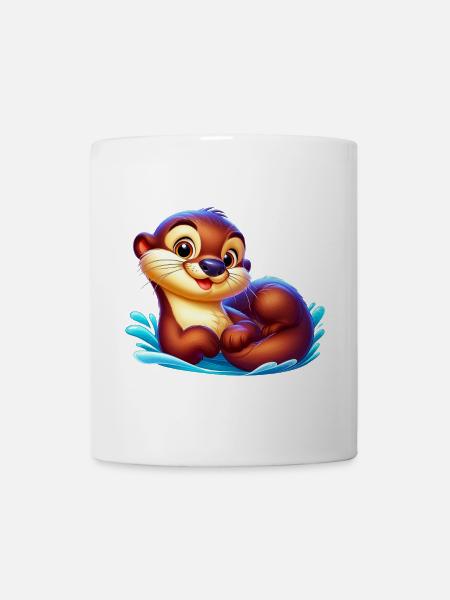 Otter - Tasse - Weiß