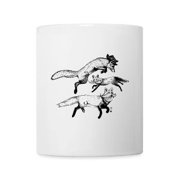 The 3 Foxes - Mug - white - Front