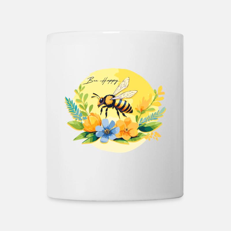 Bee Happy - Mug - white