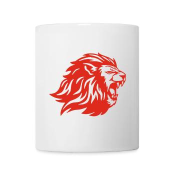 The King of the Animals (red) - Mug - white - Front