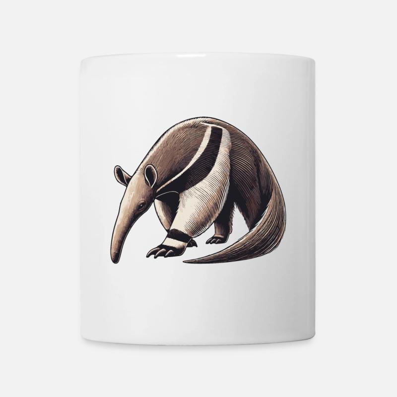 Ameisenbär - Tasse - Weiß