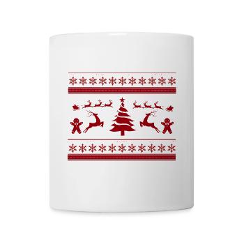 rennes de noël - Mug - white - Front