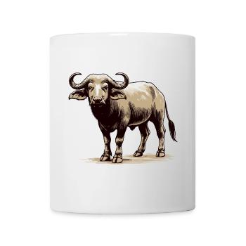 Buffle - Mug blanc - blanc - Devant