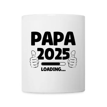 Papa 2025 Loading - Tasse - Weiß - Vorne