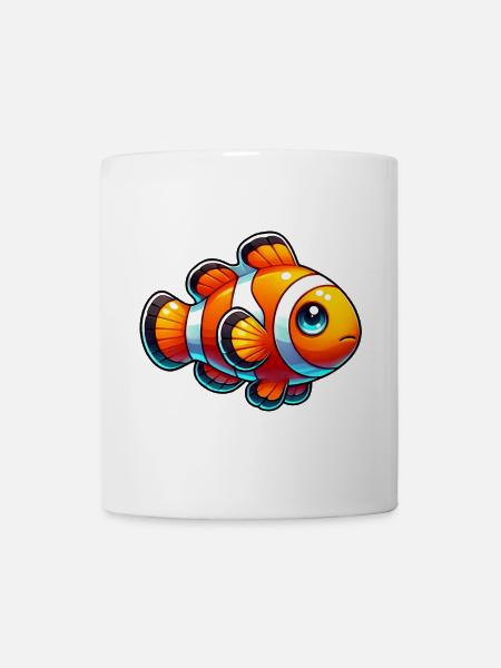Clownfisch - Tasse - Weiß