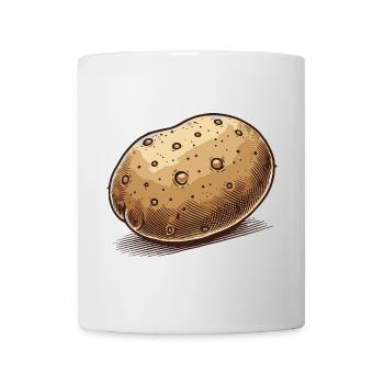 Kartoffel - Tasse - Weiß - Vorne
