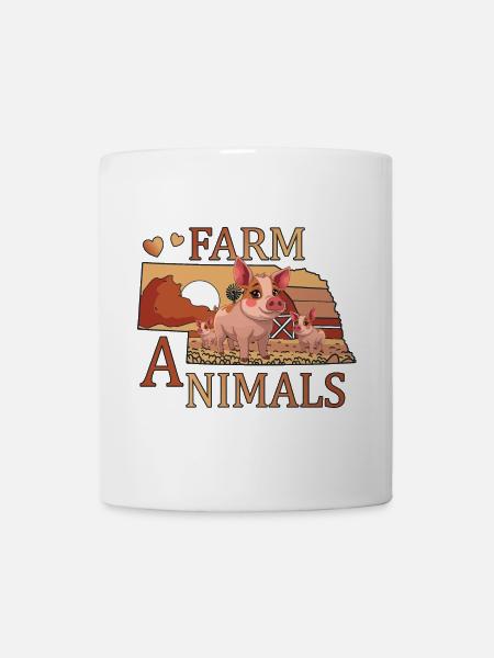 Schweine - Tasse - Weiß