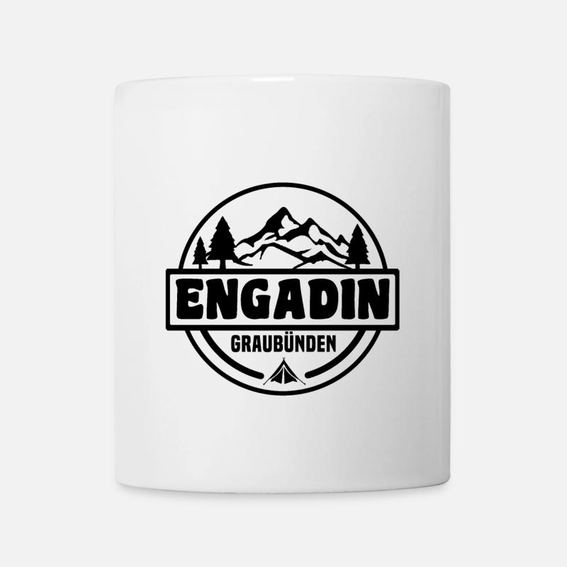 Engadin - Tasse - Weiß