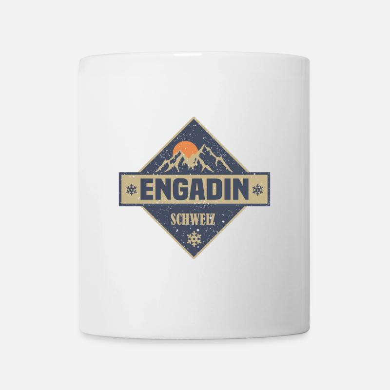 Engadin - Tasse - Weiß