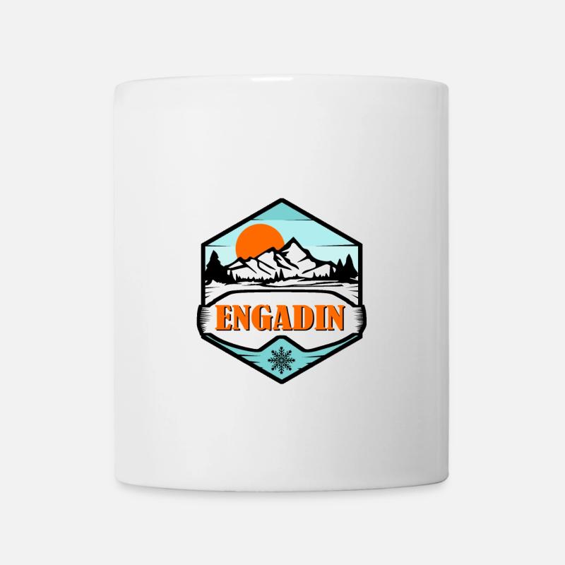 Engadin - Tasse - Weiß