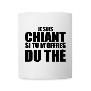 Mann, der liebt: Tee. Lustiger Design-Humor - Tasse - Weiß - Vorne