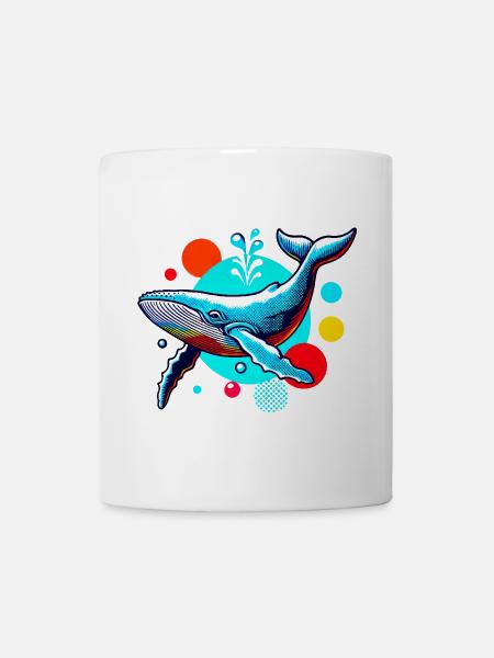 Wal - Tasse - Weiß