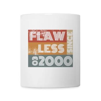 25ème Anniversaire Sans défaut depuis 03/2000 - Mug blanc - blanc - Devant