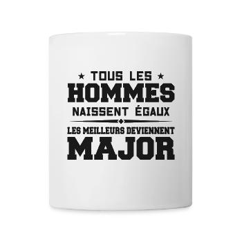 Rank Major Military Army Funny Gift - Mug - white - Front