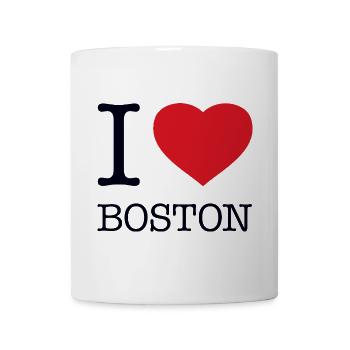 I LOVE BOSTON - Tasse - Weiß - Vorne
