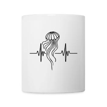 Jellyfish – Ocean Love | Mind. Ocean. Nature - Mug - white - Front
