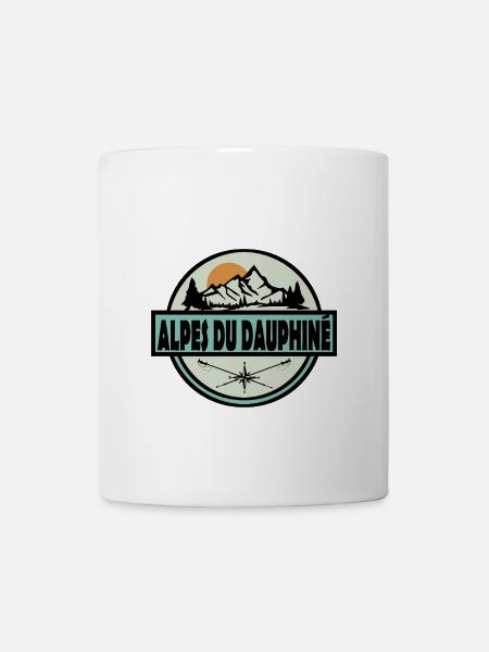 Alpes du Dauphine - Tasse - Weiß