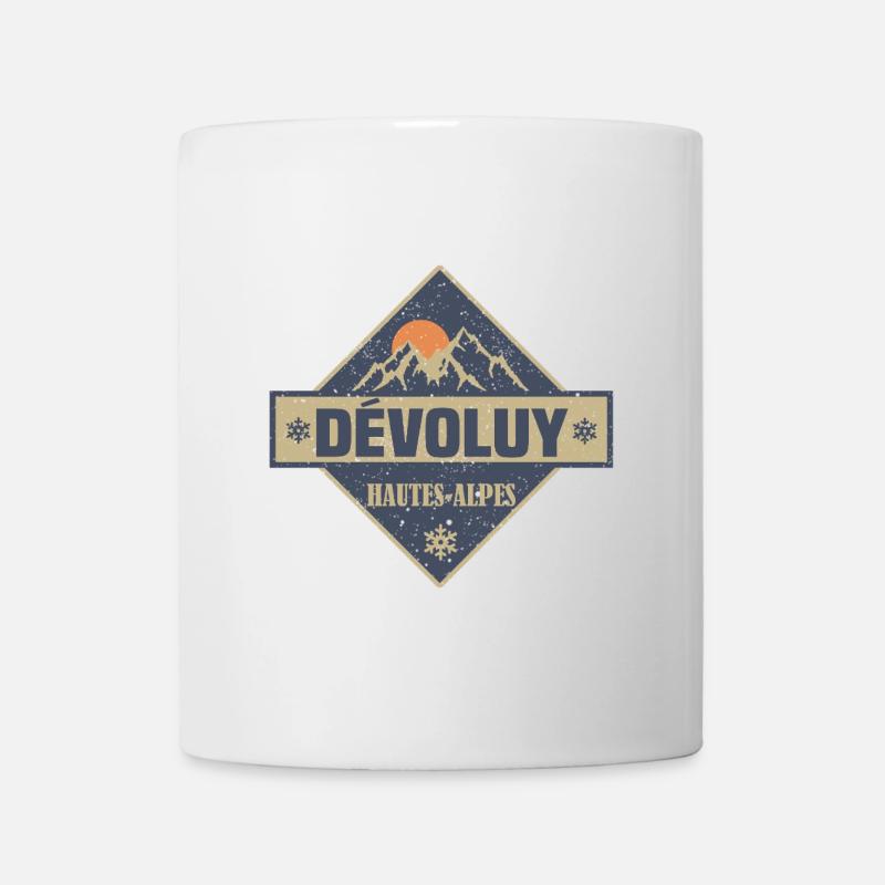 Dévoluy Haute-Alpes - Mug blanc - blanc
