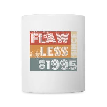 30. Geburtstag Flawless since 03/1995 - Tasse - Weiß - Vorne
