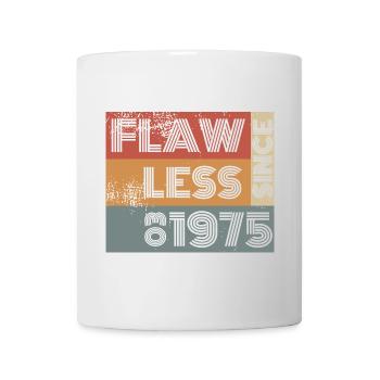 50th Birthday Flawless since 03/1975 - Mug - white - Front