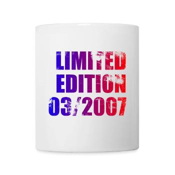 18e anniversaire Edition limitée 03/2007 - Mug blanc - blanc - Devant