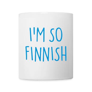 I'M SO FINNISH Finnish Finland - Mug - white - Front
