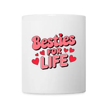 besties for life Galentine's Day 2026 - Mug - white - Front