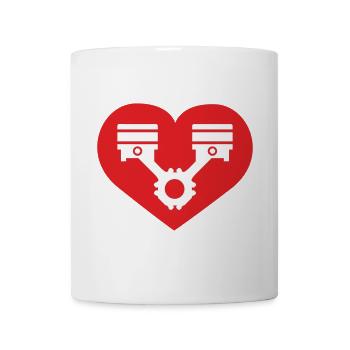 Tuning Heart - Mug - white - Front