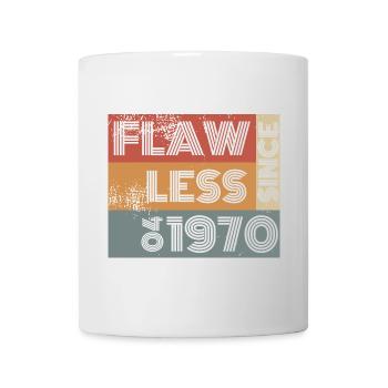 55. Anniversaire Sans défaut depuis 04/1970 - Mug blanc - blanc - Devant