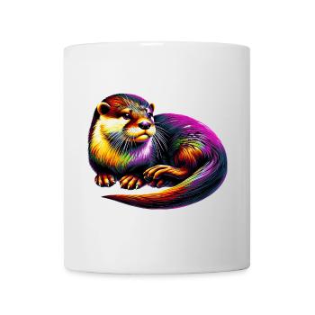 Loutre - Mug blanc - blanc - Devant