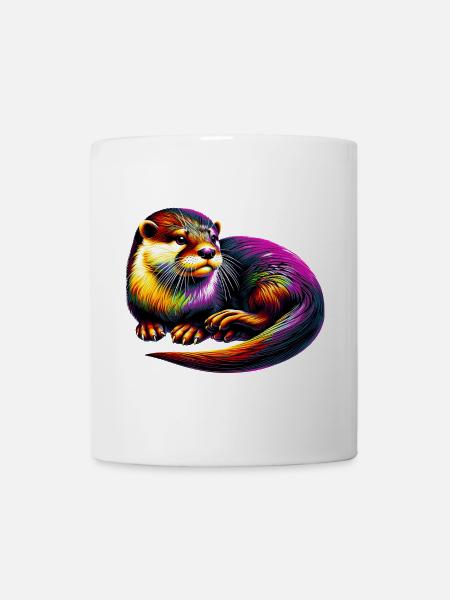 Otter - Tasse - Weiß