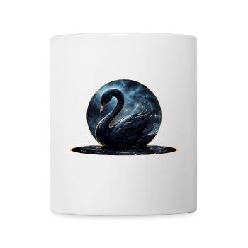 Galaktische Gnade: Der schwarze Schwan - Tasse - Weiß - Vorne