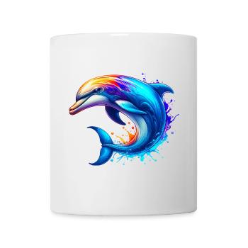 Delfin - Tasse - Weiß - Vorne