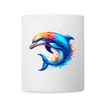 Dauphin - Mug blanc - blanc - Devant