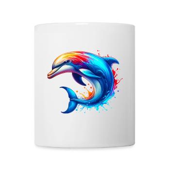 Dauphin - Mug blanc - blanc - Devant