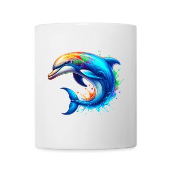 Dauphin - Mug blanc - blanc - Devant