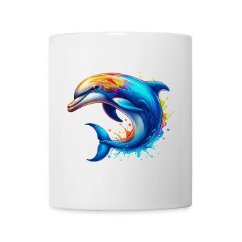 Delfin - Tasse - Weiß - Vorne