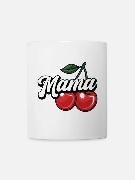 Mama Cherry – Sweet & Stylish Mama Design - Mug - white