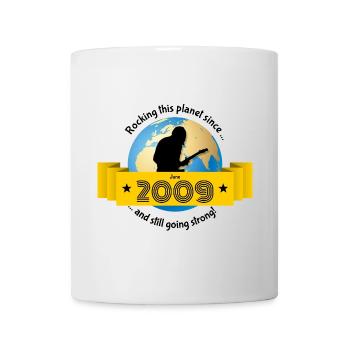 16. Geburtstag Rocking this planet since 06/2009 - Mug - white - Front