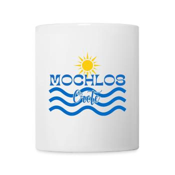 Mochlos inspiré de la plage avec soleil et vagues - Mug blanc - blanc - Devant