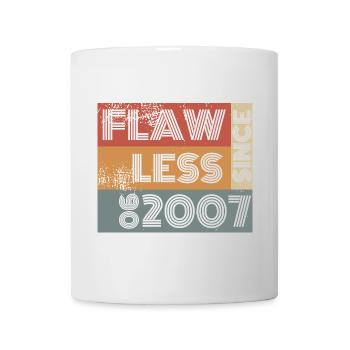 18. Geburtstag Flawless since 06/2007 - Tasse - Weiß - Vorne