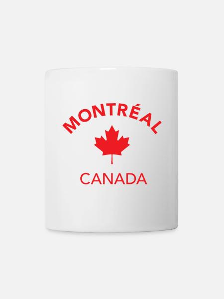 MONTRÉAL, CANADA - Mug blanc - blanc