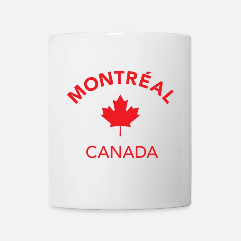 MONTRÉAL, CANADA - Mug blanc - blanc